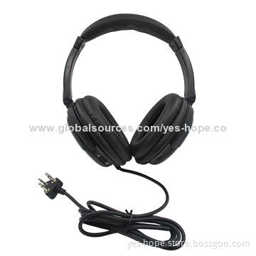 Aircraft active noise reduction headphone